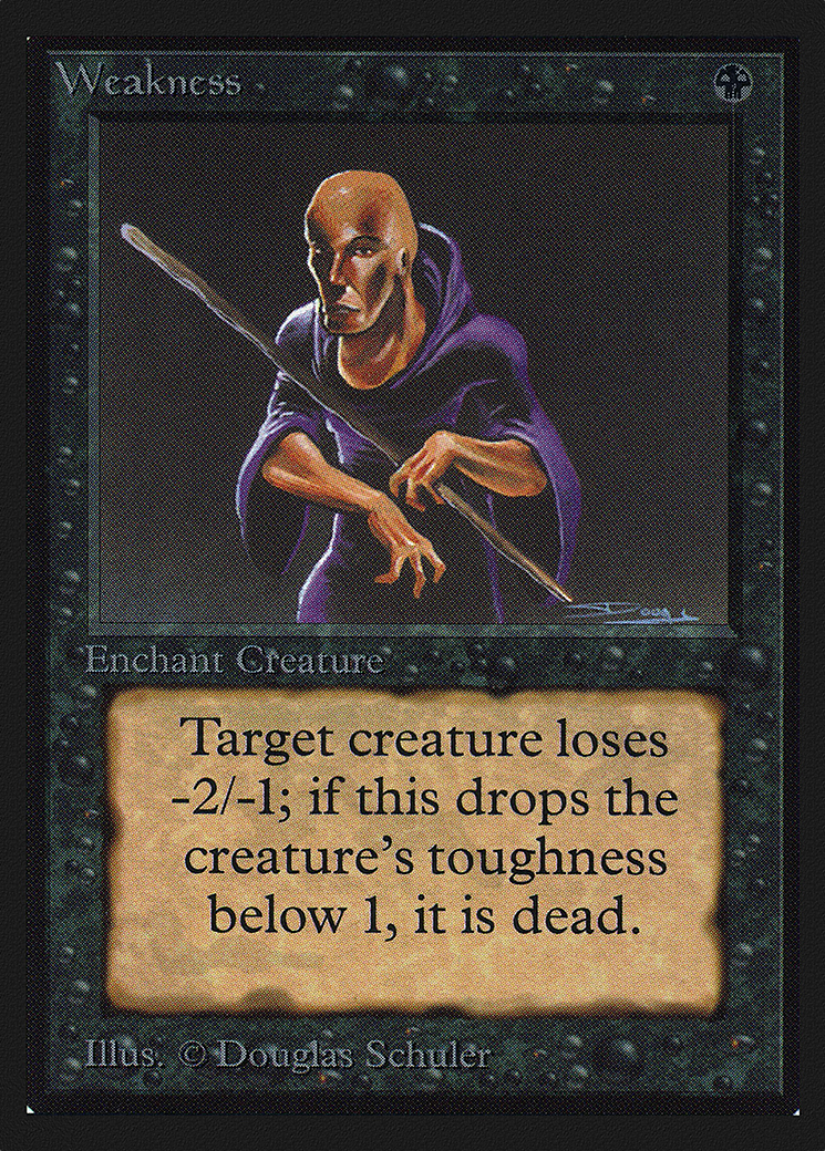 Weakness (CED-135) [Collectors' Edition] MTG Single Wizards of the Coast