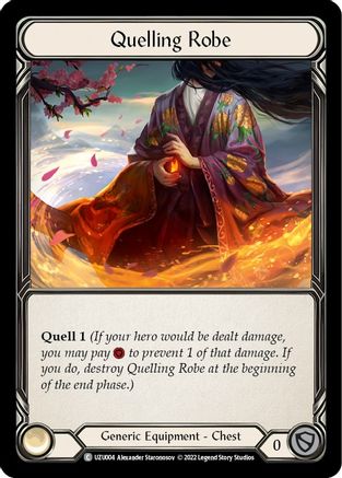 Quelling Robe [UZU004] (Outsiders Uzuri Blitz Deck) Flesh And Blood Single Flesh And Blood   