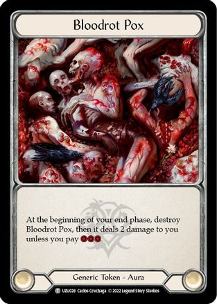 Bloodrot Pox [UZU028] (Outsiders Uzuri Blitz Deck) Flesh And Blood Single Flesh And Blood   