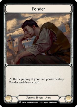 Ponder [UZU031] (Outsiders Uzuri Blitz Deck) Flesh And Blood Single Flesh And Blood   