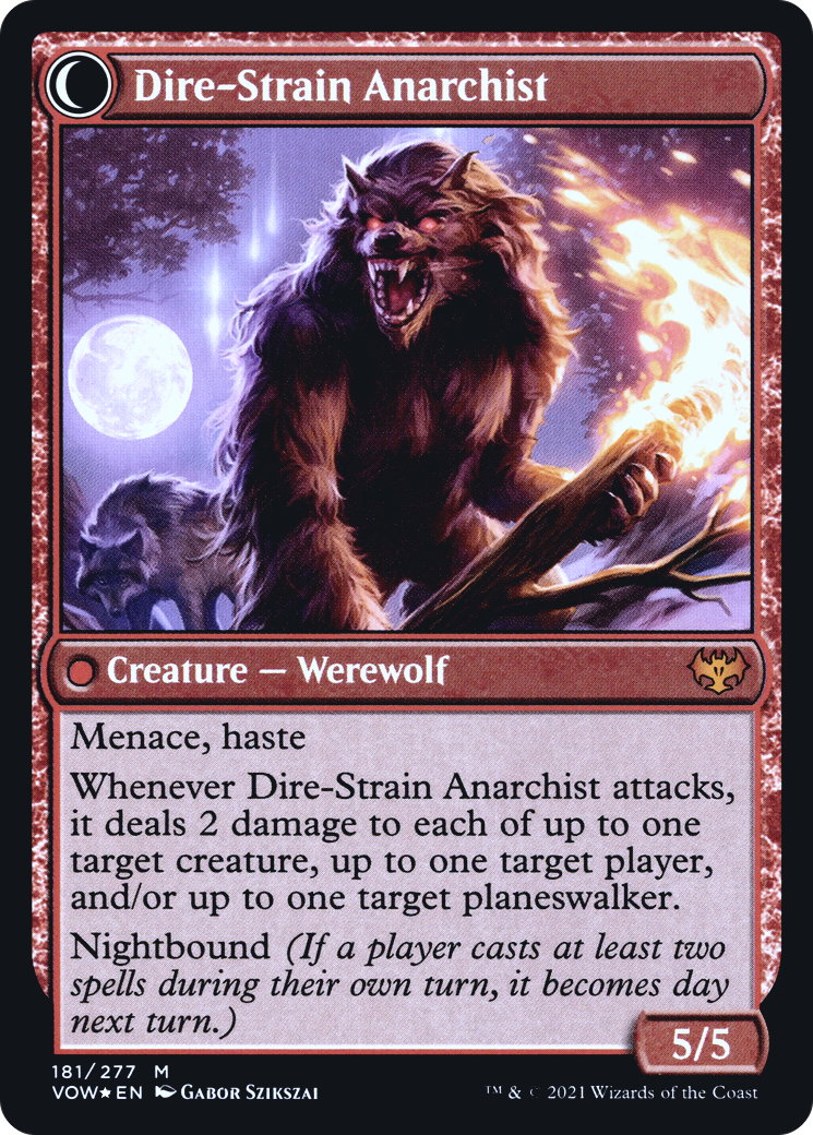 Volatile Arsonist (PRE-181) [Innistrad: Crimson Vow Promos] Foil MTG Single Wizards of the Coast