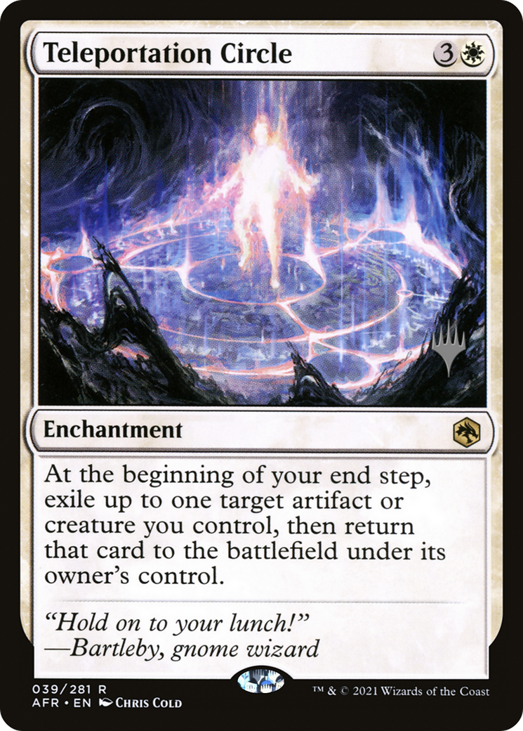 Teleportation Circle (PPAFR-039) [Adventures in the Forgotten Realms Promos] MTG Single Wizards of the Coast