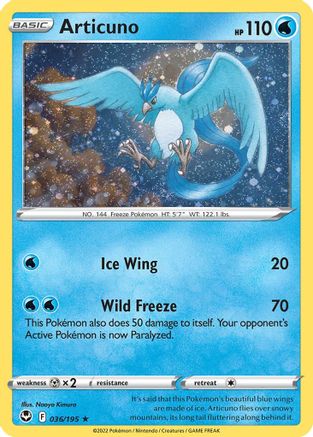 Articuno (Cosmos Holo) (36) Holofoil [Misc: Cards & Products] Pokemon Single Pokémon