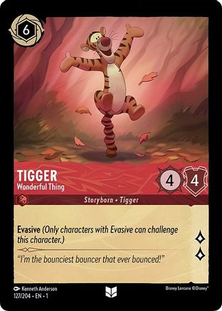 Tigger - Wonderful Thing (127/204) [The First Chapter] Lorcana Single Disney