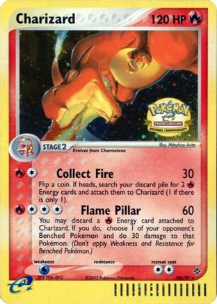 Charizard - 100/97 (National Championships) () Holofoil [Promos: League & Championship Cards] Pokemon Single Pokémon