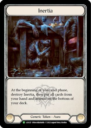 Inertia // Ponder [LGS127 // LGS128] (Promo)  Cold Foil Flesh And Blood Single Flesh And Blood   