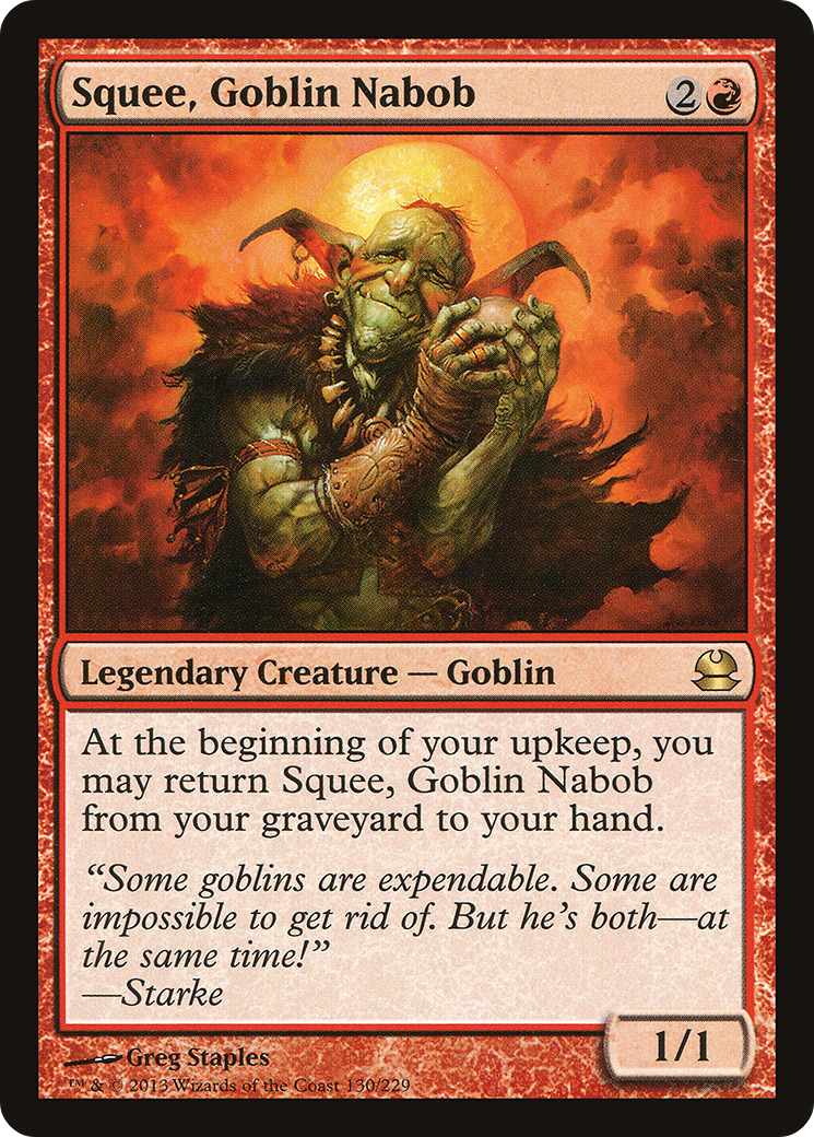 Squee, Goblin Nabob (MMA-130) [Modern Masters] Foil MTG Single Modern Masters