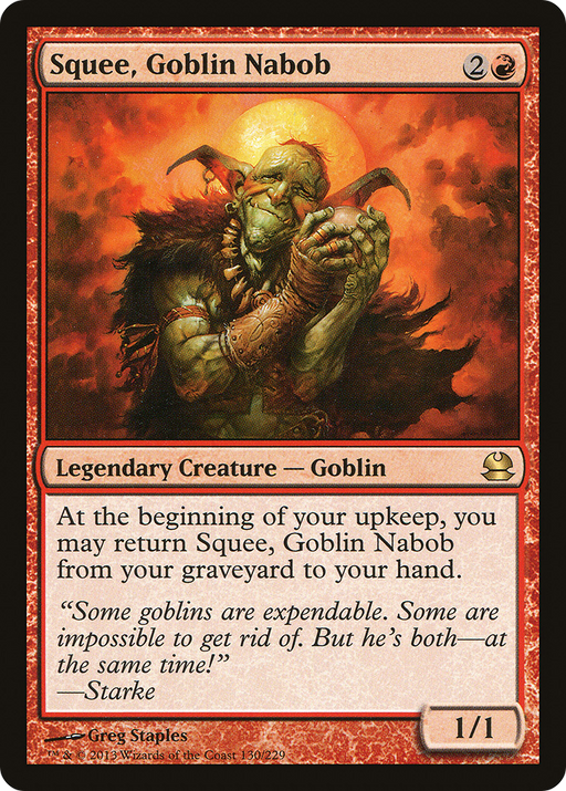 Squee, Goblin Nabob (MMA-130) [Modern Masters] MTG Single Modern Masters