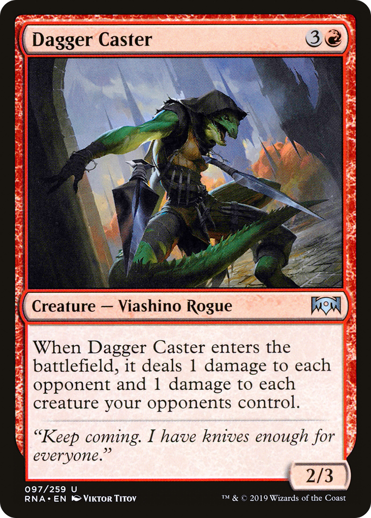 Dagger Caster (RNA-097) [Ravnica Allegiance] MTG Single Wizards of the Coast