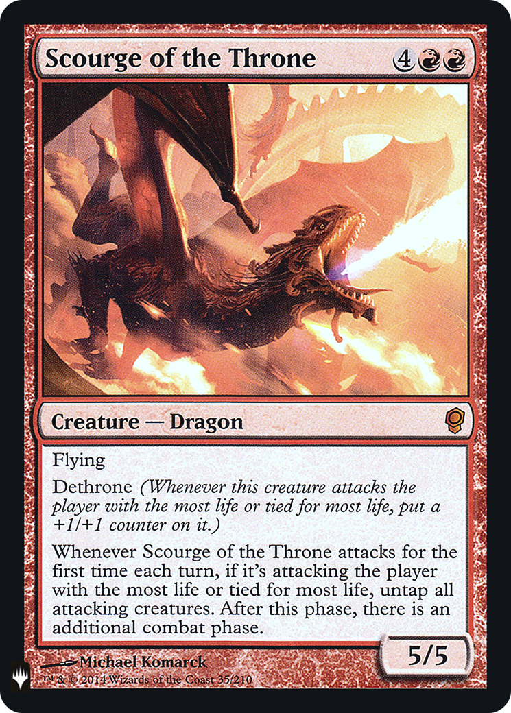 Scourge of the Throne (PLST-CNS-35) [Mystery Booster] The List Foil MTG Single Wizards of the Coast
