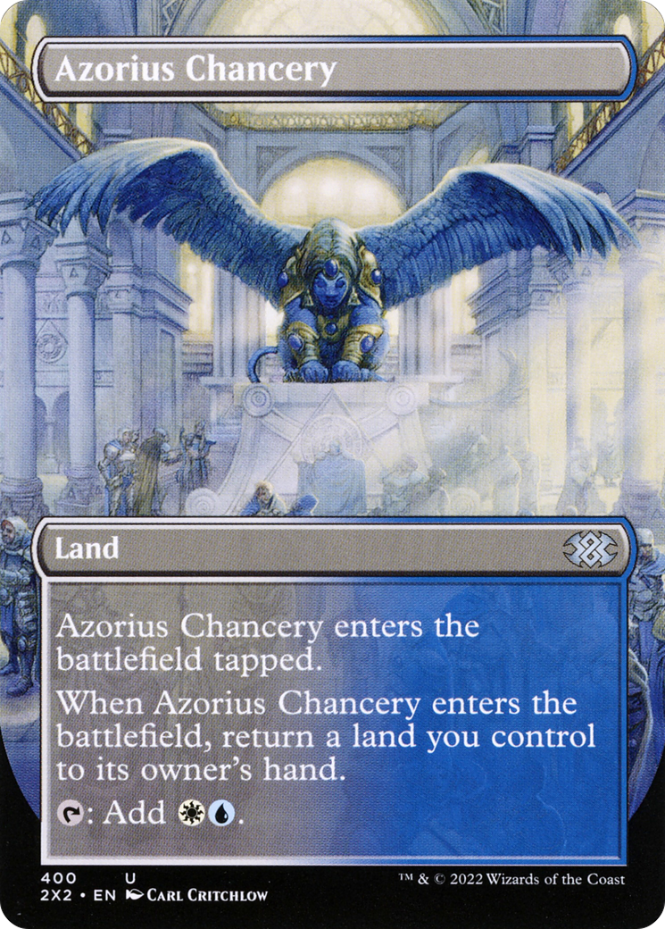 Azorius Chancery (2X2-400) [Double Masters 2022] (Borderless) MTG Single Wizards of the Coast