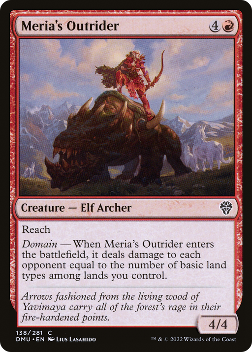 Meria's Outrider (DMU-138) [Dominaria United] MTG Single Wizards of the Coast
