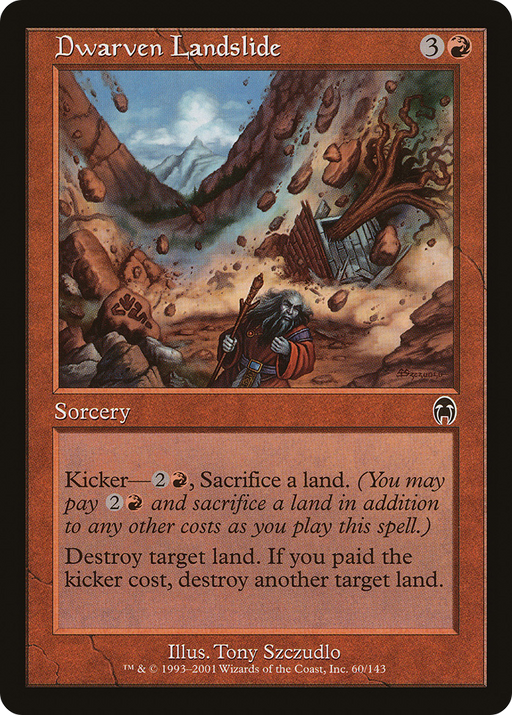 Dwarven Landslide (APC-060) [Apocalypse] MTG Single Wizards of the Coast
