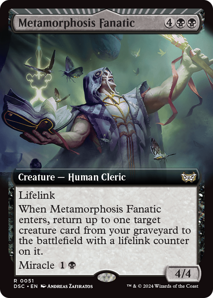 Metamorphosis Fanatic (DSC-051) [Duskmourn: House of Horror Commander] (Extended Art) MTG Single Wizards of the Coast