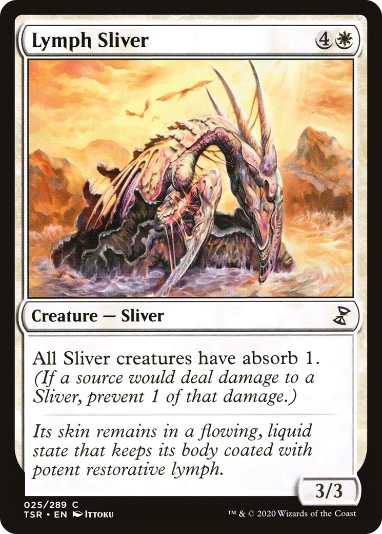 Lymph Sliver (TSR-025) [Time Spiral Remastered] Foil MTG Single Wizards of the Coast