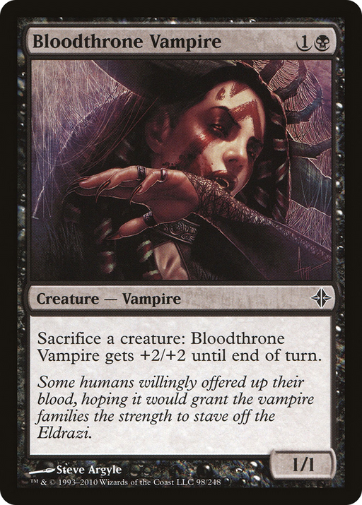Bloodthrone Vampire (ROE-098) [Rise of the Eldrazi] MTG Single Wizards of the Coast