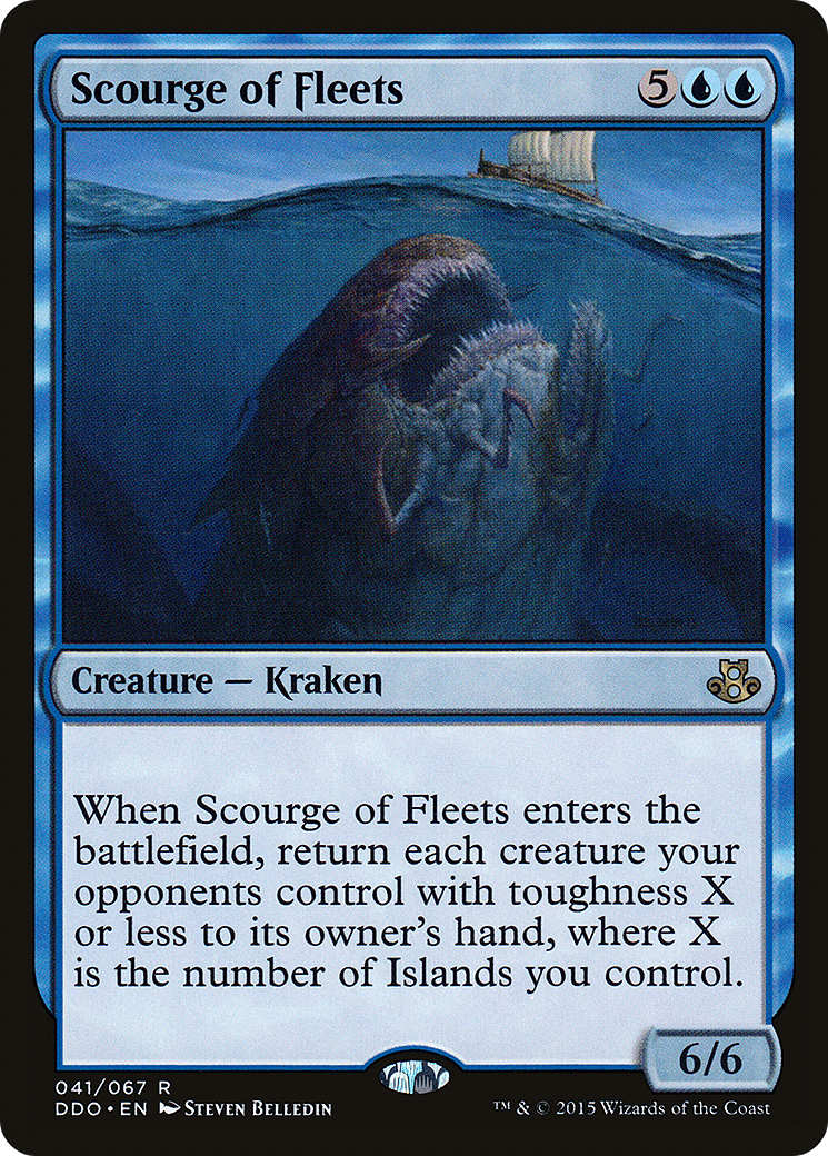 Scourge of Fleets (DDO-041) [Misc] Duel Decks: Elspeth vs. Kiora MTG Single Wizards of the Coast