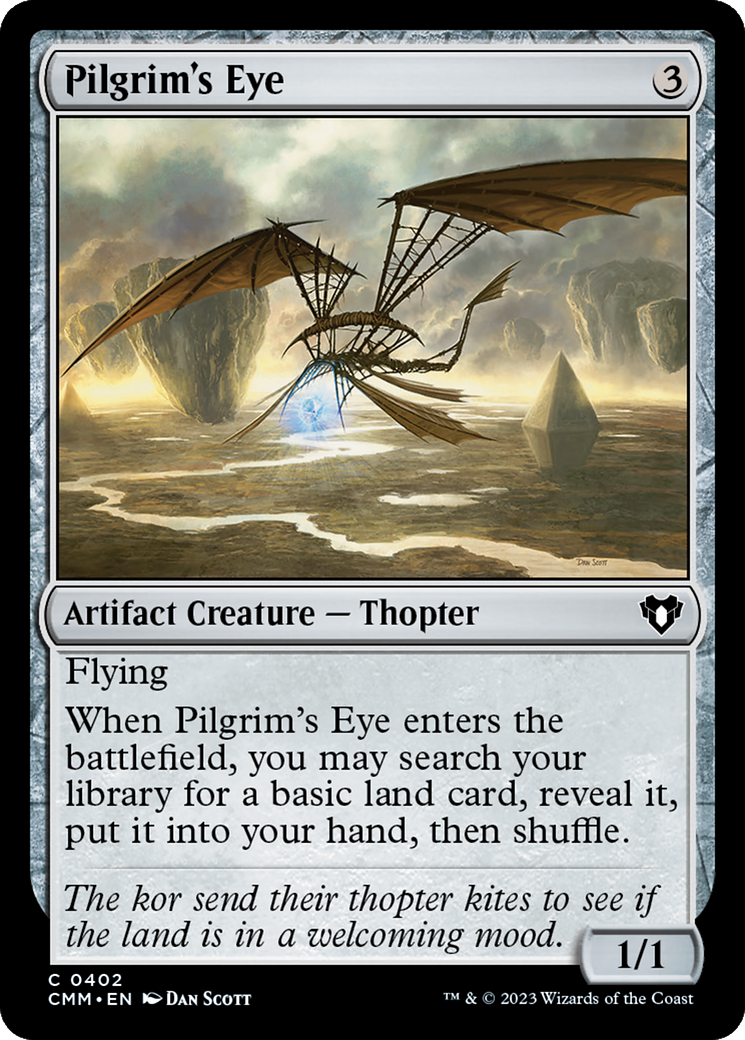 Pilgrim's Eye (CMM-402) [Commander Masters] MTG Single Wizards of the Coast