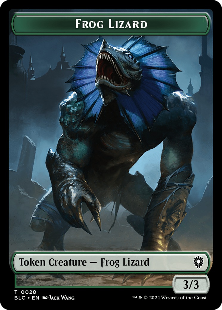 Frog Lizard (TBLC-028) [Tokens] Bloomburrow Commander Tokens MTG Single Wizards of the Coast
