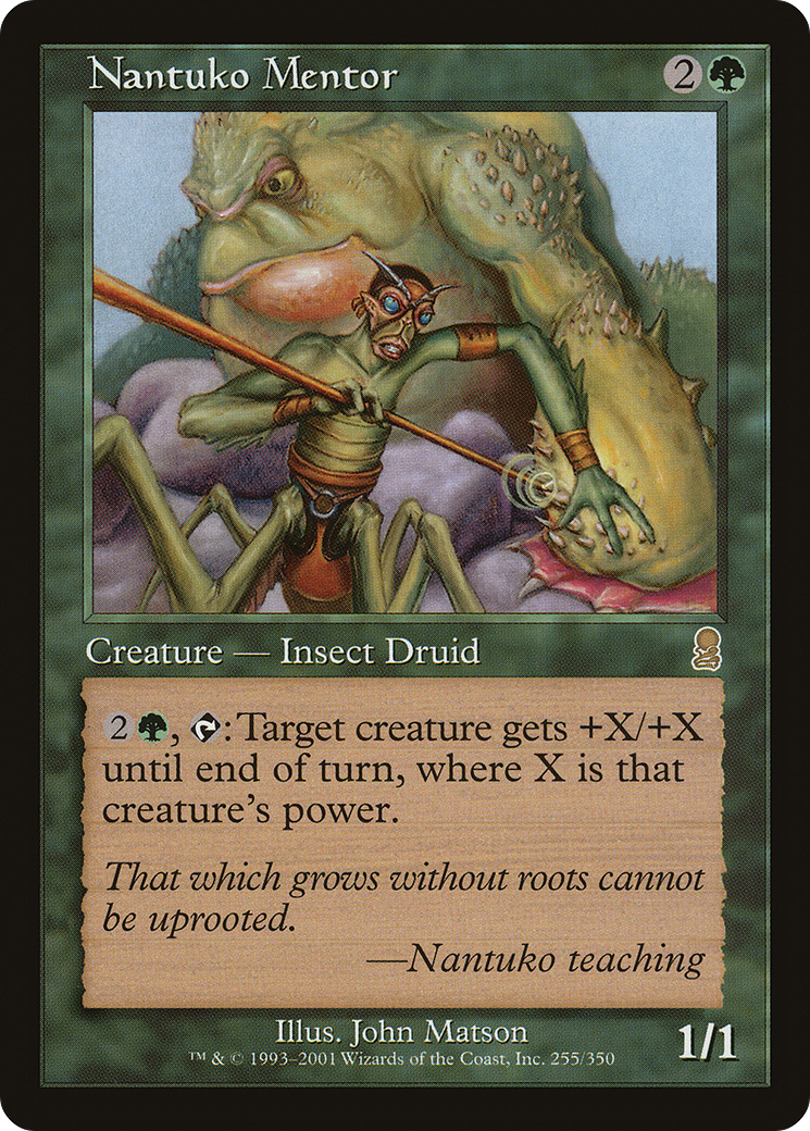 Nantuko Mentor (ODY-255) [Odyssey] Foil MTG Single Wizards of the Coast