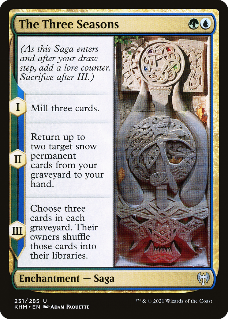 The Three Seasons (KHM-231) [Kaldheim] MTG Single Wizards of the Coast