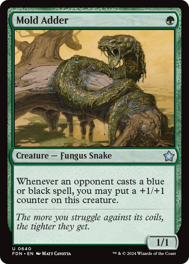 Mold Adder (FDN-640) [Foundations] MTG Single Wizards of the Coast