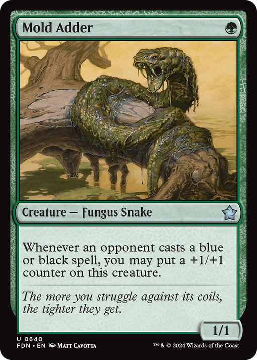 Mold Adder (FDN-640) [Foundations] MTG Single Wizards of the Coast