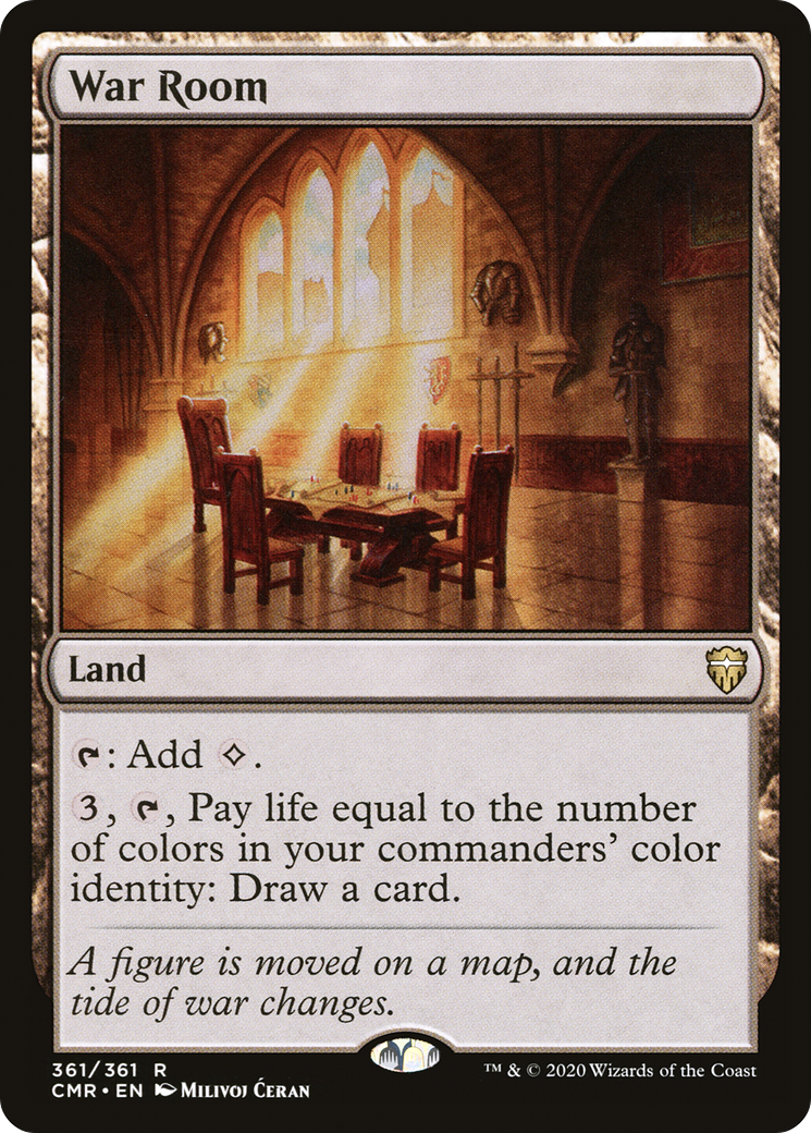 War Room (CMR-361) [Commander Legends] MTG Single Wizards of the Coast