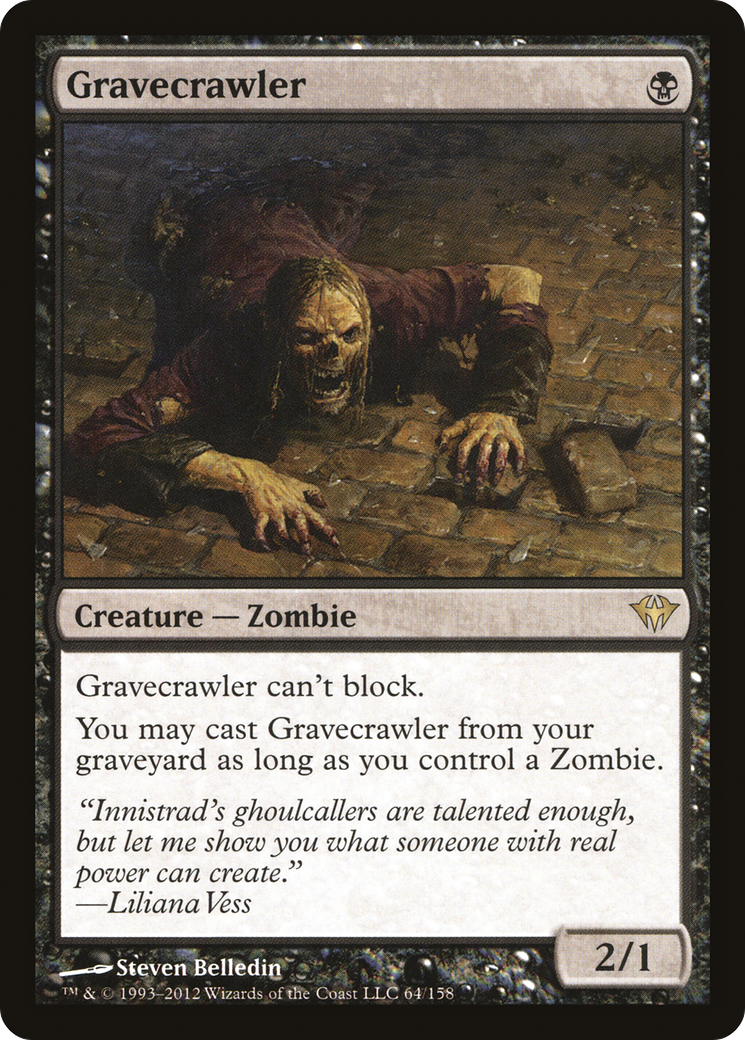 Gravecrawler (DKA-064) [Dark Ascension] MTG Single Wizards of the Coast