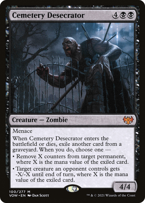 Cemetery Desecrator (VOW-100) [Innistrad: Crimson Vow] MTG Single Wizards of the Coast