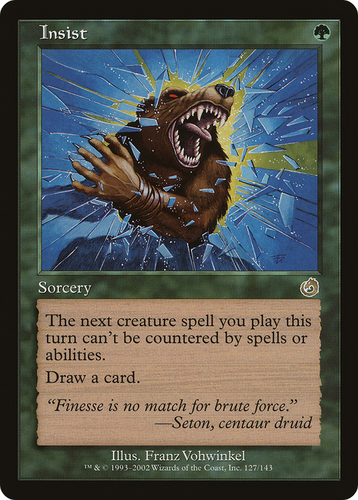 Insist (TOR-127) [Torment] MTG Single Wizards of the Coast