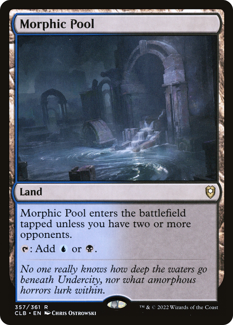 Morphic Pool (CLB-357) [Commander Legends: Battle for Baldur's Gate] MTG Single Wizards of the Coast