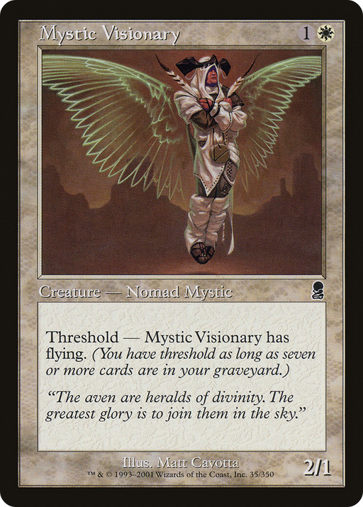 Mystic Visionary (ODY-035) [Odyssey] MTG Single Wizards of the Coast