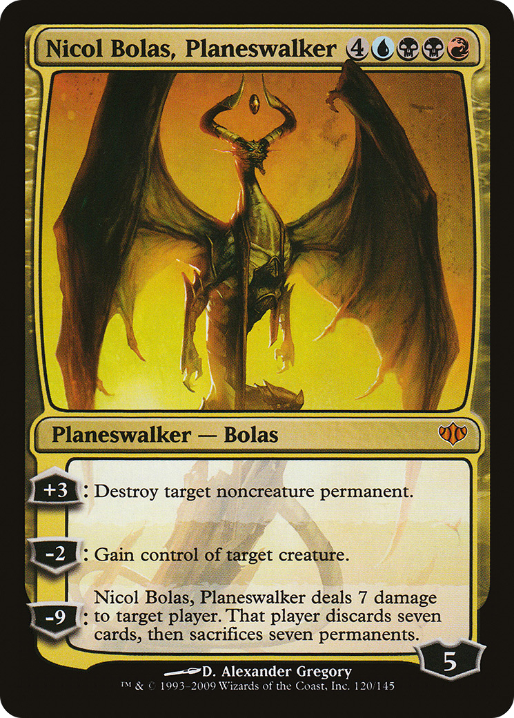 Nicol Bolas, Planeswalker (CON-120) [Conflux] Foil MTG Single Wizards of the Coast