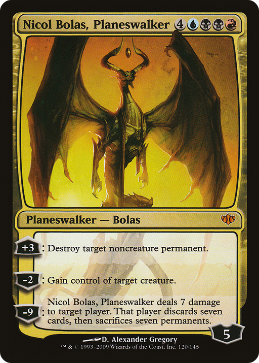 Nicol Bolas, Planeswalker (CON-120) [Conflux] MTG Single Wizards of the Coast