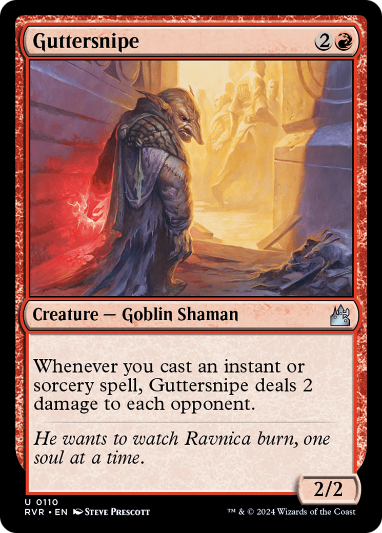 Guttersnipe (RVR-110) [Ravnica Remastered] MTG Single Wizards of the Coast
