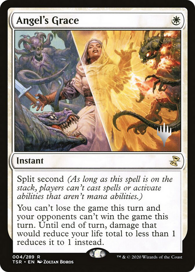Angel's Grace (PPWOE-004) [Time Spiral Remastered Promos] MTG Single Wizards of the Coast
