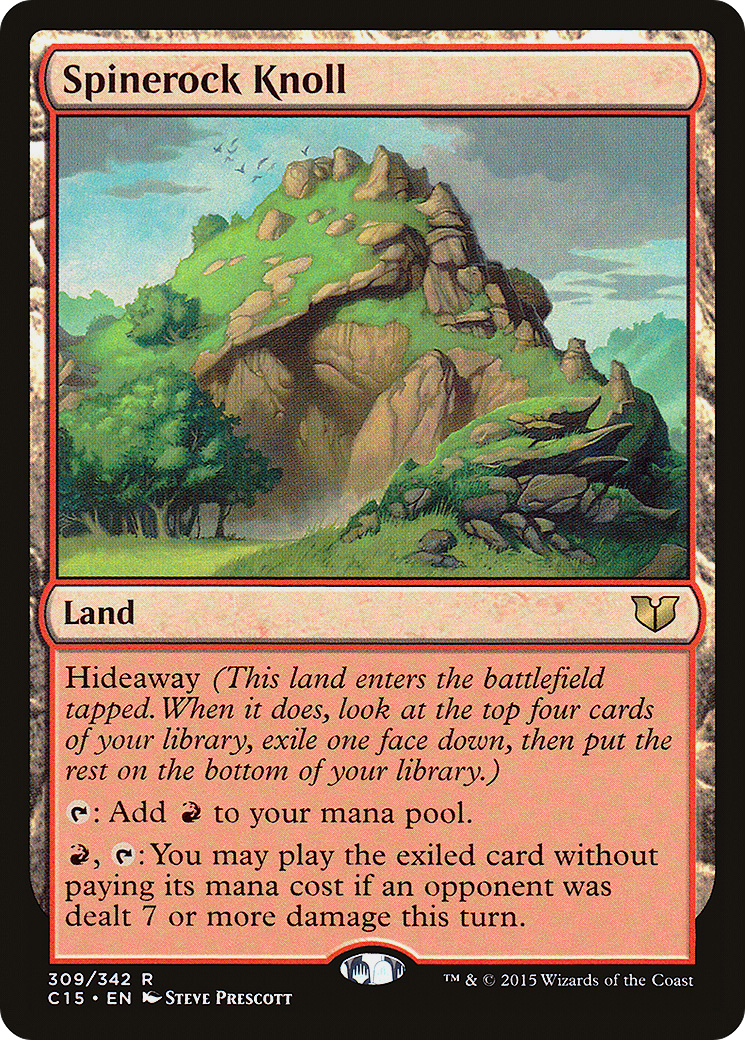 Spinerock Knoll (C15-309) [Commander 2015] MTG Single Wizards of the Coast