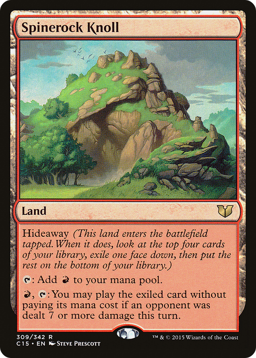 Spinerock Knoll (C15-309) [Commander 2015] MTG Single Wizards of the Coast