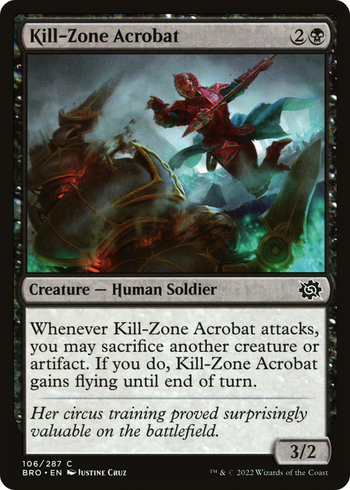 Kill-Zone Acrobat (BRO-106) [The Brothers' War] MTG Single Wizards of the Coast