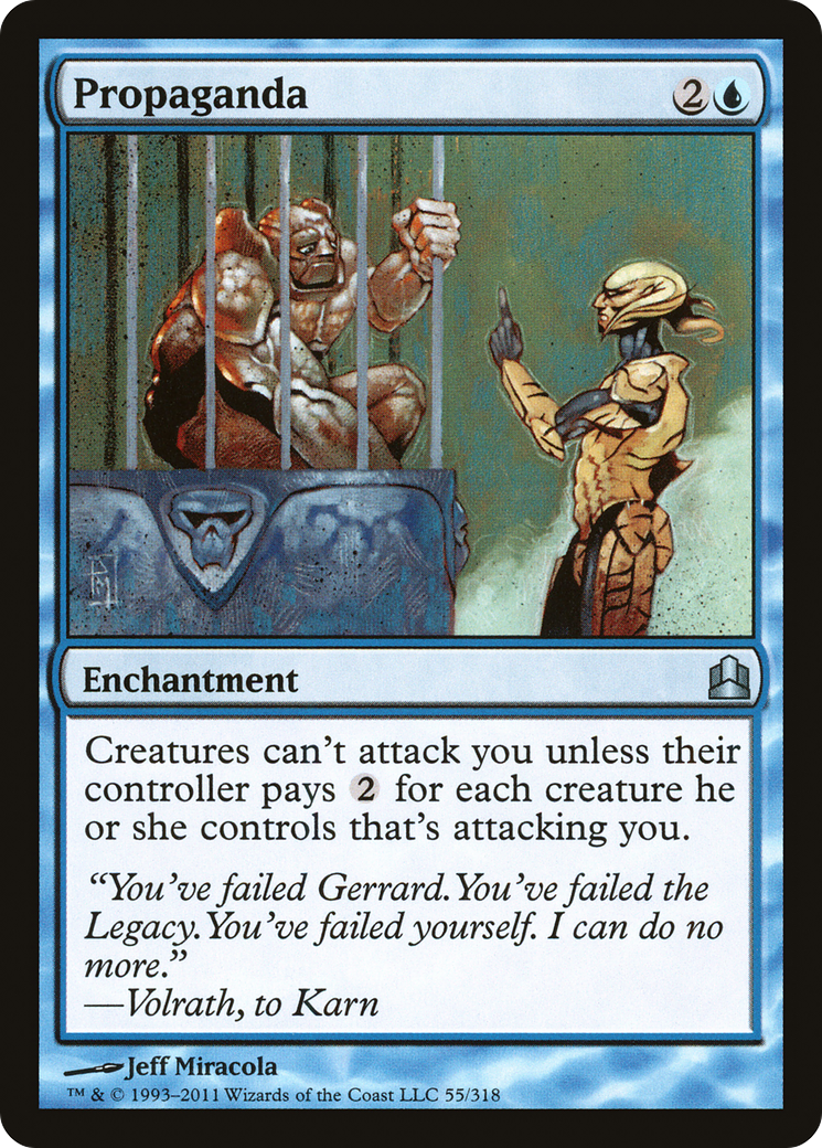 Propaganda (CMD-055) [Commander 2011] MTG Single Wizards of the Coast