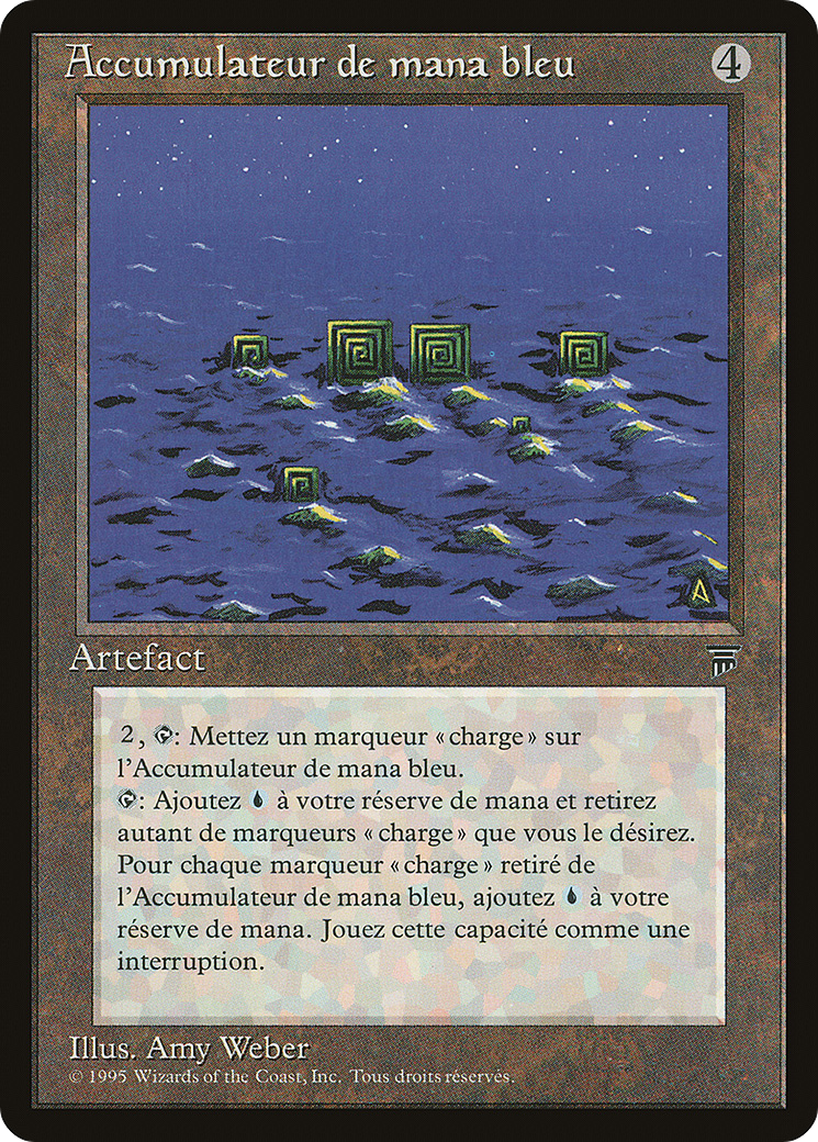 Blue Mana Battery (French) - "Accumulateur de mana bleu" (REN-) [Renaissance] MTG Single Wizards of the Coast