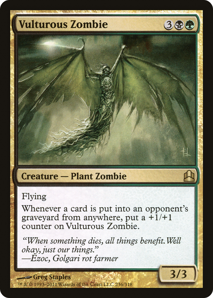 Vulturous Zombie (CMD-236) [Commander 2011] MTG Single Wizards of the Coast