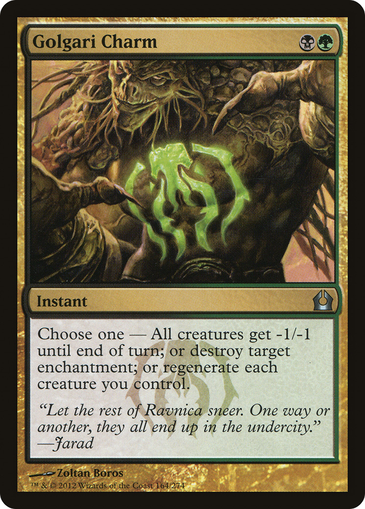 Golgari Charm (RTR-164) [Return to Ravnica] Foil MTG Single Wizards of the Coast