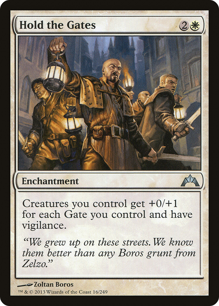 Hold the Gates (GTC-016) [Gatecrash] Foil MTG Single Wizards of the Coast