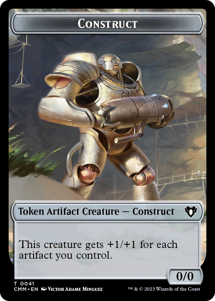 Construct (TCMM-041) [Tokens] Commander Masters Tokens MTG Single Wizards of the Coast