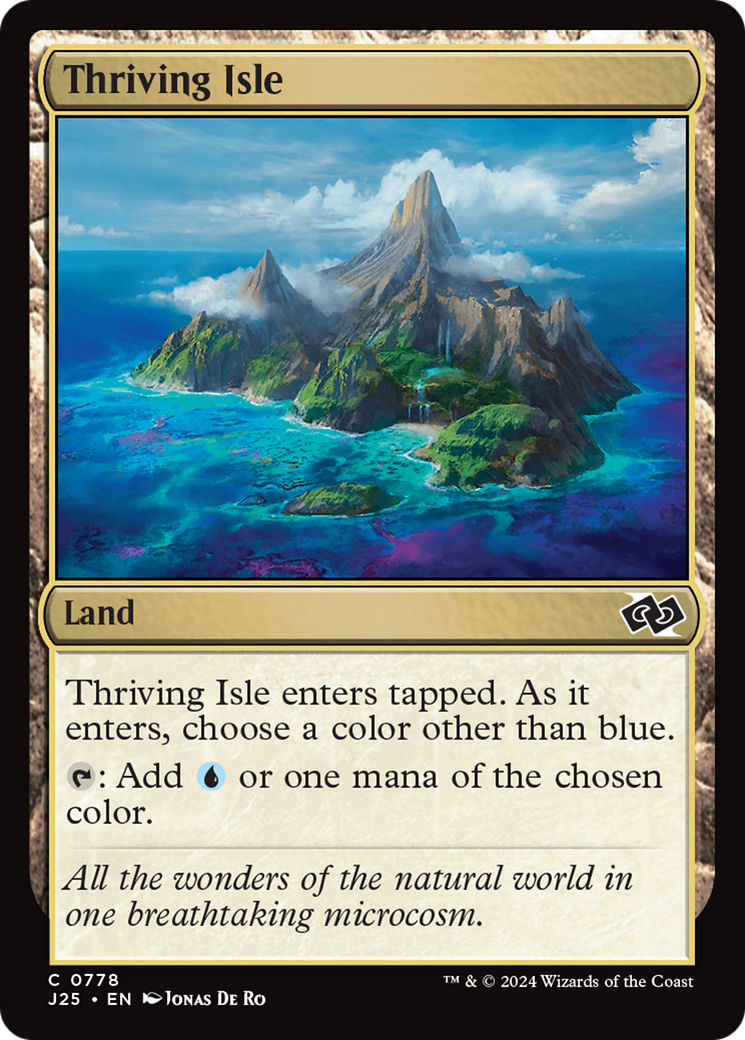 Thriving Isle (J25-778) [Foundations Jumpstart] MTG Single Wizards of the Coast