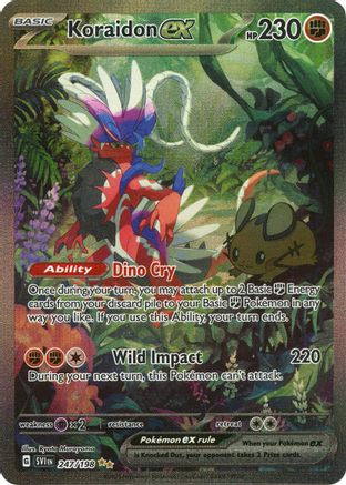 Koraidon ex 247/198 Holofoil [SV: Base Set] Pokemon Single Pokémon