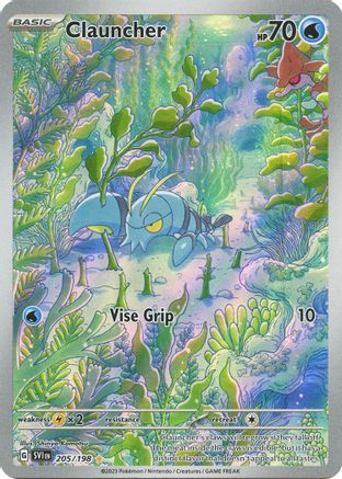 Clauncher - 205/198 Holofoil [SV: Base Set] Pokemon Single Pokémon