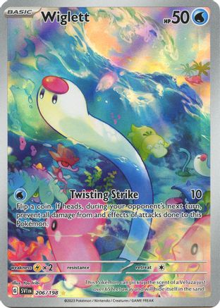 Wiglett - 206/198 Holofoil [SV: Base Set] Pokemon Single Pokémon